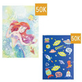 Disney 迪士尼 50K 便條本 三眼怪 小美人魚