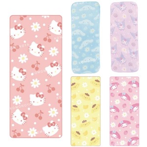 Sanrio 三麗鷗 超細纖維長毛巾 34x80cm (雛菊水果款) Kitty 美樂蒂 酷洛米