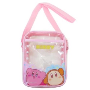 星之卡比 PVC透明斜背包 (大臉款)