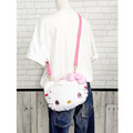 Sanrio 三麗鷗 Hello Kitty 大臉造型玩偶斜背包 (50週年The Future in Our Eyes)_5