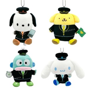 Sanrio 三麗鷗 x JR東日本 絨毛玩偶吊飾 (電車車長系列) 大耳狗 布丁狗