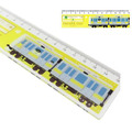 Sanrio 三麗鷗 x JR東日本 塑膠直尺 15cm (電車車長系列) 大耳狗 布丁狗_2
