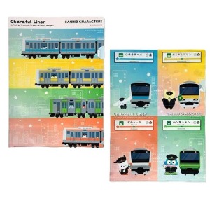 Sanrio 三麗鷗 x JR東日本 A4 L型資料夾 (電車車長系列)