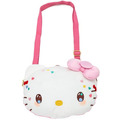 Sanrio 三麗鷗 Hello Kitty 大臉造型玩偶斜背包 (50週年The Future in Our Eyes)