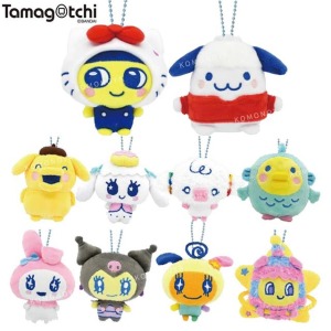 Sanrio 三麗鷗 x 塔麻可吉 絨毛玩偶吊飾 (變裝款) Kitty 酷洛米 帕恰狗