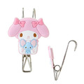 Sanrio 三麗鷗 矽膠造型鐵勾夾2入組 (好友款) Kiity 美樂蒂 大耳狗_2