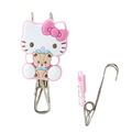 Sanrio 三麗鷗 矽膠造型鐵勾夾2入組 (好友款) Kiity 美樂蒂 大耳狗_1