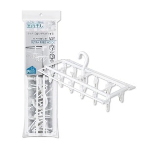 KOKUBO 小久保工業所 可摺疊輕巧曬衣架 (12夾)