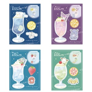 Sanrio 三麗鷗 造型便條紙 (夏日汽水) 酷洛米 大耳狗 帕恰狗 人魚漢頓