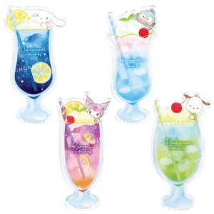 Sanrio 三麗鷗 壓克力造型磁鐵 (夏日汽水) 酷洛米 大耳狗 帕恰狗 人魚漢頓
