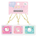 Sanrio 三麗鷗 復古千鳥格 三連磁吸鑰匙圈 (Y2K) Kitty 美樂蒂 酷洛米 布丁狗 大耳狗 帕恰狗_2