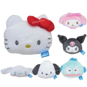 Sanrio 三麗鷗 絨毛玩偶裝飾夾 (大臉款) Kitty 美樂蒂 酷洛米 大耳狗 帕恰狗 人魚漢頓