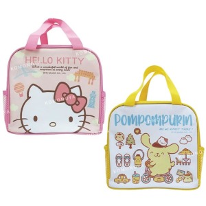 Sanrio 三麗鷗 雙網手提便當袋 Kitty 布丁狗
