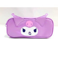 Sanrio 三麗鷗 酷洛米 皮革拉鍊筆袋 (大臉款)