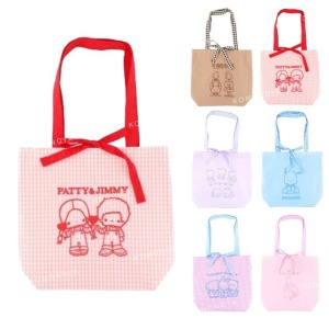 Sanrio 三麗鷗 棉質肩背袋 (復古系列) P&J 凱莉兔 兔媽媽