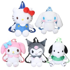 Sanrio 三麗鷗 絨毛玩偶兒童後背包 (經典款) Kitty 大耳狗 酷洛米