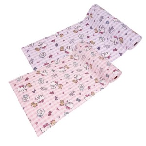 Sanrio 三麗鷗 Hello Kitty 櫥櫃用防汙墊 30x500cm (粉/紫小熊)