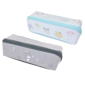 Sanrio 三麗鷗大集合 酷洛米 皮質全開式三角筆袋