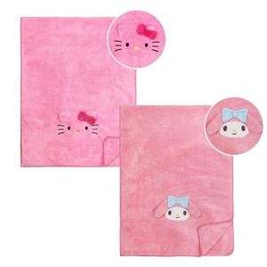 Sanrio 三麗鷗 吸水速乾擦髮巾 (大臉款) Kitty 美樂蒂