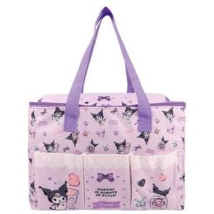 Sanrio 三麗鷗 酷洛米 尼龍方形保冷袋 (紫滿版款)