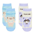 Sanrio 三麗鷗 成人絨毛短襪 23-25cm (熊裝款) Kitty 大耳狗 酷洛米_3
