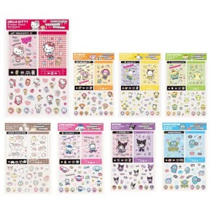 Sanrio 三麗鷗 裝飾貼紙組 (街頭風格) Kitty 大耳狗 酷洛米 人魚漢頓