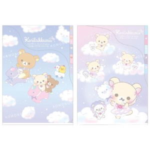 拉拉熊 五層分類資料夾 (雲朵款)