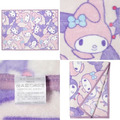Sanrio 三麗鷗 絨毛毛毯 100x70cm (大臉滿版款) 大耳狗 美樂蒂 酷洛米_1
