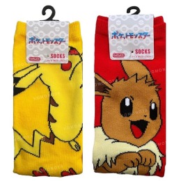 寶可夢 棉質高筒長襪 23-25cm