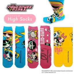 飛天小女警 棉質高筒長襪 23-25cm