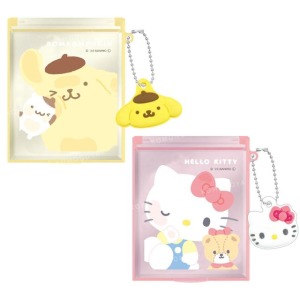 Sanrio 三麗鷗 塑膠方形隨身鏡 (貼玻璃款) Kitty 布丁狗
