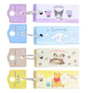 三麗鷗 迪士尼 長方形單字卡 100張