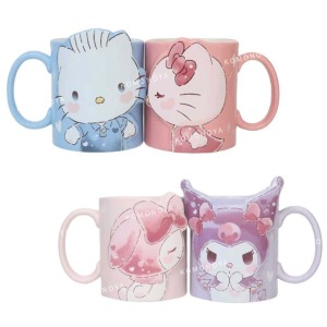 Sanrio 三麗鷗 300ml 情侶對杯組 Kitty 丹尼爾 美樂地 酷洛米