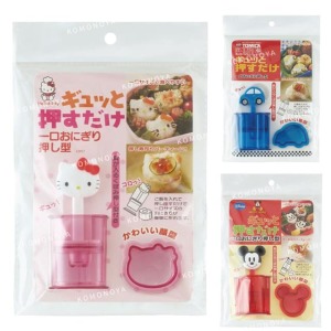 SKATER 一口壽司壓模 LDO1 (大臉款) Kitty Tomica 米奇