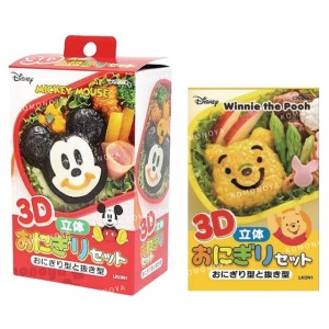 SKATER 迪士尼 日本製 白飯壓模 LKON1 (大臉款) 米奇 維尼