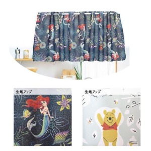 Disney 迪士尼 掛簾 120x45cm (滿版款) 小美人魚 維尼