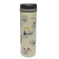 (特價) 史努比 旋轉蓋不鏽鋼保溫瓶 350ml (滿版圖案)_1
