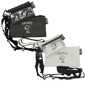 史努比 尼龍斜背子母包 (站姿款)