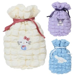 Sanrio 三麗鷗 爆米花束口袋 (側坐款) Kitty 酷洛米 大耳狗