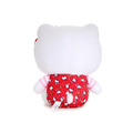 Sanrio 三麗鷗 Hello Kitty 絨毛玩偶娃娃 S (50週年 紅格紋滿版款)_5