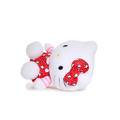 Sanrio 三麗鷗 Hello Kitty 絨毛玩偶娃娃 S (50週年 紅格紋滿版款)_4