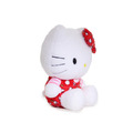 Sanrio 三麗鷗 Hello Kitty 絨毛玩偶娃娃 S (50週年 紅格紋滿版款)_1