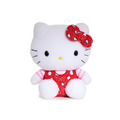 Sanrio 三麗鷗 Hello Kitty 絨毛玩偶娃娃 S (50週年 紅格紋滿版款)