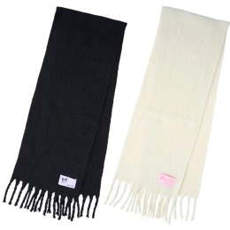 Sanrio 三麗鷗 成人流蘇披肩圍巾 (素色 冬日特輯) Kitty 大耳狗