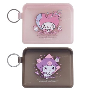 Sanrio 三麗鷗 矽膠扁平零錢包 (哭哭臉款) 美樂蒂 酷洛米