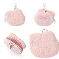 Sanrio 三麗鷗 造型絎縫票卡零錢吊飾 (冬日羽絨) Kitty 酷洛米 大耳狗 美樂蒂_2
