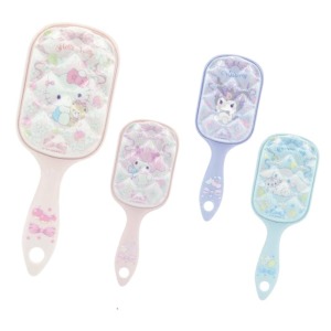 Sanrio 三麗鷗 菱格紋氣墊梳 (花圈款) Kitty 大耳狗 酷洛米 美樂蒂