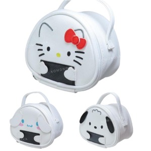 Sanrio 三麗鷗 皮質飯糰飯糰保冷袋 (飯糰款) Kitty 大耳狗 帕恰狗