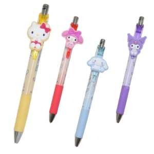 Sanrio 三麗鷗 矽膠造型自動鉛筆 0.5mm (坐姿款) Kitty 美樂蒂 大耳狗