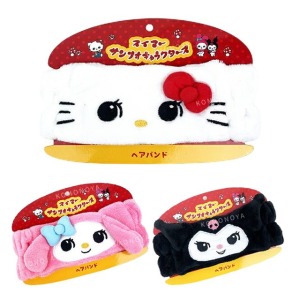 Sanrio 三麗鷗 x Swimmer 絨毛造型吸水髮帶 (睫毛款) Kitty 美樂蒂 酷洛米